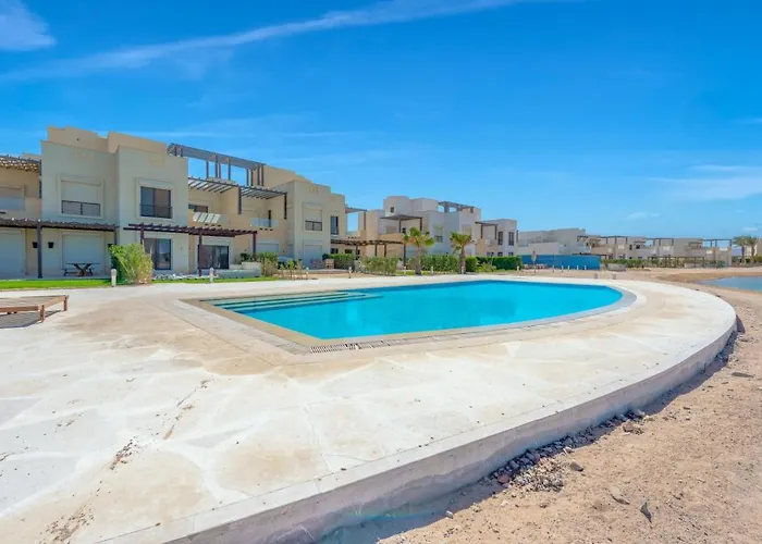 Tatil Evi New! Gouna, Cyan Cozy 3br Townhouse Lagoon & Pool Hurgada